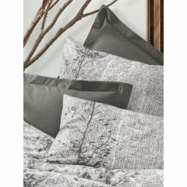 ASI8683743800230 Juego de Cama - Funda Nórdica 220x240 cm + 2 Fundas de Almohada 60x60 cm - 100% Algodón - Marrón