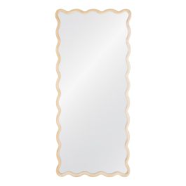 Espejo Marrón Claro Madera Paulonia 80 X 3 X 180 cm