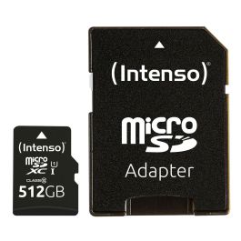 Tarjeta de Memoria Micro SD con Adaptador INTENSO 3423493 512 GB