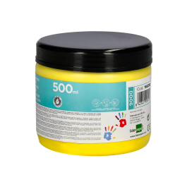 Liderpapel Pintura Dedos Tarrina 500 ml Amarillo