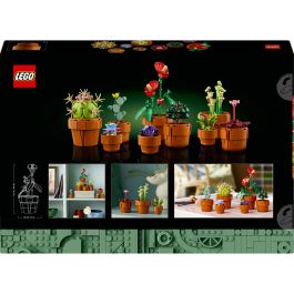 LEGO 10329 Plantas Diminutas Icons: Set de Construcción Adorno Floral para Adultos, 9 Especies Exóticas Sin Mantenimiento