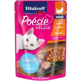 Vitakraft POESIE DELISAUCE JUNIOR Pavo 23x85gr Alimento Húmedo Gatos 2-12 Meses Sin Azúcar Grain Free Precio: 30.9155. SKU: B1DH5AQY2V