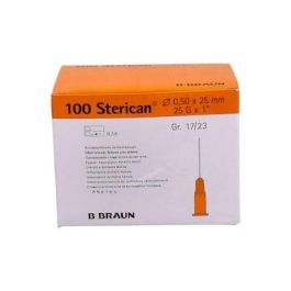 B. Braun Agujas Sterican 25G 0.5x25 mm Naranja - 100 Unidades Precio: 4.79000038. SKU: B1AZW6ZCQL