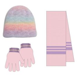 Cerdá Conjunto 3 Piezas Bufanda Gabby's Dollhouse Niña, Multicolor, Edad Mínima 3 Años