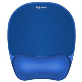Fellowes Alfombrilla Con Reposamuñecas Gel Azul Fellowes Alfombrilla Con Reposamuñecas Gel Azul