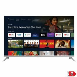 Strong 43UD6593 Televisor Smart TV 43" (109,2 cm) 4K Ultra HD con WiFi integrado para streaming, pantalla plana, color Plata.