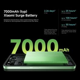 Smartphone Xiaomi Redmi 15 5G 8 GB RAM 256 GB 6,9" Negro Midnight black