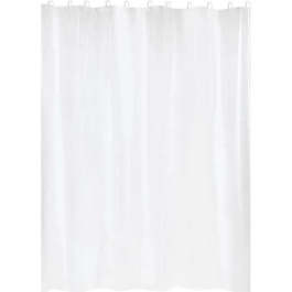 Gelco Cortina de Ducha PEVA Blanca 180x200 cm con Anillos Precio: 18.49999976. SKU: S7169799