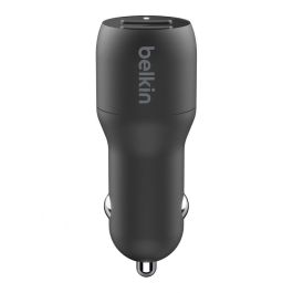 Belkin 1M A-Ltg Cargador de Coche Dual 24W USB-A a Lightning Blanco Belkin 1M A-Ltg Cargador de Coche Dual 24W USB-A a Lightning Blanco