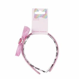 Disney Diadema Minnie Mouse Pack 2 Unidades - Set de Accesorios para el Pelo Infantil. Diademas Forradas con Lazo para Niñas