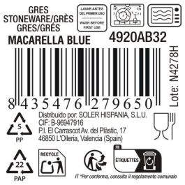 Mug Macarella Blue 100 ml - Inde (48 Unidades) Mug Macarella Blue 100 ml - Inde (48 Unidades)