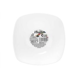 Vivalto Bol Cuadrado de Opal Blanco 11.5x11.5 cm (48 Unidades)