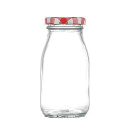 Botella de vidrio 250 ml con tapa Mediterráneo - Inde (24 Unidades) Botella de vidrio 250 ml con tapa Mediterráneo - Inde (24 Unidades)