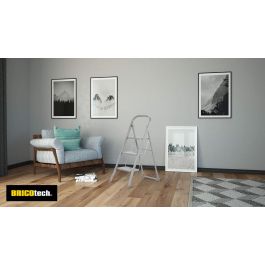 Taburete Plegable de Hierro 3 Peldaños - Bricotech (2 Unidades) Taburete Plegable de Hierro 3 Peldaños - Bricotech (2 Unidades)