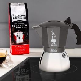 Bialetti - Brikka Cafetie italiano - Inducción 4 tazas Bialetti - Brikka Cafetie italiano - Inducción 4 tazas