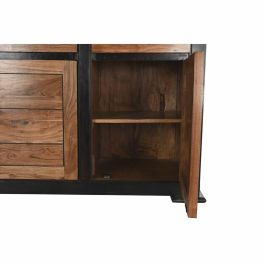 Buffet DKD Home Decor Negro Negro 45 x 86 x 200 cm Buffet DKD Home Decor Negro Negro 45 x 86 x 200 cm