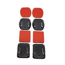 Phoenix Technologies Accesorio Soporte Adhesivo 3M Curvos para GOPRO y Cámaras Sport, Pack de 4, PHGP01, PHGP03, PHGP08, PHGP13, PHGP23S, PHGP26, PHGP51, PHGP102, PHGP103, PHGP127L