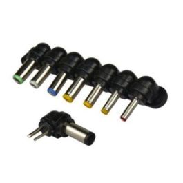 Anima ANBP100 Cargador Adaptador de Corriente Portátil Universal 100W, 8 Conectores, 12-24V, 1 USB, Carcasa de Aluminio Compacta