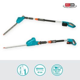 Gardena THS 42 / 18V P4A Cortasetos en Pértiga Inalámbrico 18V, 42 cm Longitud de Corte, 16 mm Ø Rama, Alcance 3m, Batería Incluida