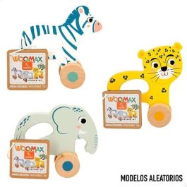 Color Baby Arrastre Madera Animales 13x5x12,5 cm Modelos Surtidos