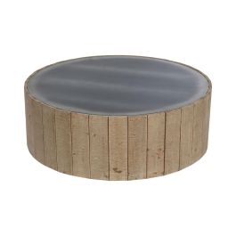 Mesa de Centro Home ESPRIT Abeto Madera MDF 90 x 90 x 30 cm