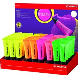Stabilo 72 neon Rotulador fluorescente expositor de 45 unidades colores surtidos trazo 2/5 mm Precio: 30.50000052. SKU: B19NLW8G3W
