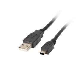 Lanberg Cable USB 2.0 Mini-B Macho, 1.8m, 480 Mb/s, Negro Lanberg Cable USB 2.0 Mini-B Macho, 1.8m, 480 Mb/s, Negro Precio: 4.49999968. SKU: S5604156