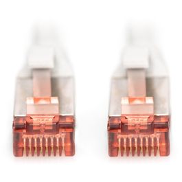 DIGITUS Patchkabel Cat6 S/FTP 2xRJ45 7.0m grau Hebelschutz Polybeutel