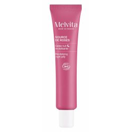 Melvita SOURCE DE ROSES Gel Noche Revitalizante 40 ml - Hidratación Profunda, Reparación y Luminosidad para Piel Mujer