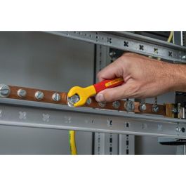 Bosch AAAKE92819 Llave Plana VDE 13 mm Acodada 15° Aislada 1000V Ergonómica