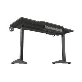 Mesa de Escritorio Trust GXT 1175 Imperius XL Gaming Acero 140 x 66 cm Mesa de Escritorio Trust GXT 1175 Imperius XL Gaming Acero 140 x 66 cm