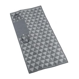 Alfombra Picnic Gris Triangu Versa 90X1CM (2 Unidades) Alfombra Picnic Gris Triangu Versa 90X1CM (2 Unidades)