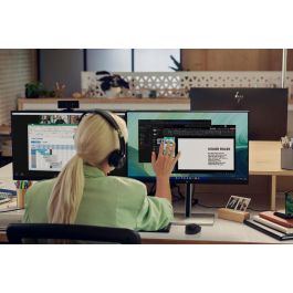 HP E24t G5 - Monitor de 23.8" Full HD (1920x1080) IPS con HDMI, DisplayPort y Función Pivot