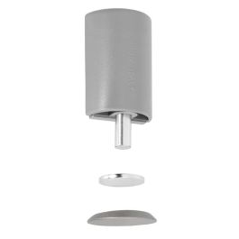 Nuda Stoppino-X Tope de Puerta para Sobreponer de Plástico Protector, Forma Semicircular, Acabados Blanco, Negro y Gris Metal Precio: 17.5000001. SKU: B1FFR57NFL