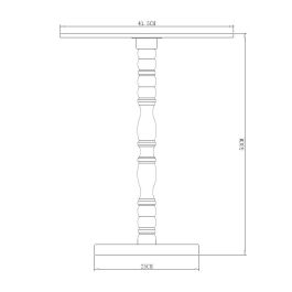 DKD Home Decor Mesita Auxiliar Moderna de Cristal y Mármol Blanco Dorado 41x41x53 cm