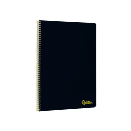 Liderpapel Cuaderno espiral A4 Smart tapa blanda 80 hojas 75gr cuadro 4mm con margen negro