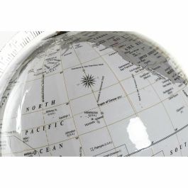 DKD Home Decor Globo Terraqueo Colonial Blanco 25 x 61 x 27 cm