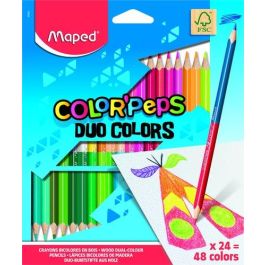 Maped Lápices De Colores Duo Color Peps Bicolor Surtidos Estuche 24 Unidades Precio: 5.50000055. SKU: B1C4ELBSA9