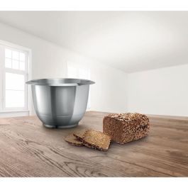 Bosch MUZ5ER2 Bol de acero inoxidable para Robot de cocina MUM5, 3,9 L, hasta 0,75 kg de harina y 2 kg de masa máxima. Bosch MUZ5ER2 Bol de acero inoxidable para Robot de cocina MUM5, 3,9 L, hasta 0,75 kg de harina y 2 kg de masa máxima.