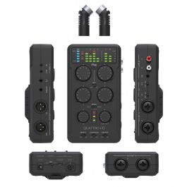 IKMULTIMED Irig Pro Quattro Interfaz de Audio para Móvil y Tablet con Dimensiones 22x16x7.2 cm