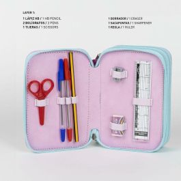 Plumier Triple Gabby's Dollhouse Rosa 12,5 x 6,5 x 19,5 cm