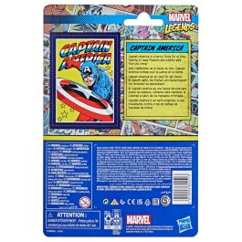 Figura Retro Capitan America Marvel 9,5cm Figura Retro Capitan America Marvel 9,5cm