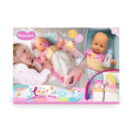 Nenuco Muñeco Duerme Conmigo de 35 cm con efectos de luces y sonidos, para 2+ años