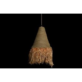 DKD Home Decor Lámpara de Techo Balines Natural Yute Hierro 44 x 67 x 44 cm