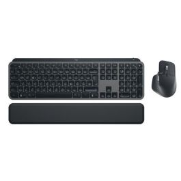 Logitech MX Keys Combo for Business Gen 2 - Teclado Retroiluminado & Ratón MX Master 3S Inalámbrico Quiet Click Logi Bolt Graphite DEU Central