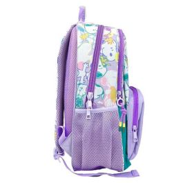 CYP BRANDS Mochila Snoopy adaptable 42cm, 3 Compartimentos, Poliéster, Bolsillos Laterales, Ergonómica