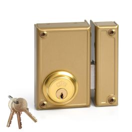 Jis Cerradura de sobreponer de piso 70mm solo llave mano derecha cilindro fijo 52mm 33-7d