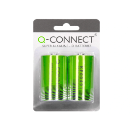 Q-connect Pilas Alcalinas D Blister 2 Unidades
