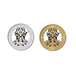 DKD Home Decor Reloj de Pared Loft Dorado Plateado Hierro Cristal 50x50x8 cm (2 Unidades) Precio: 116.23986. SKU: S3037721