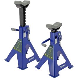 Michelin Velas de rack para 2 toneladas - Caja de 2 piezas - Altura ajustable 280-408 mm con palanca y pasador de seguridad